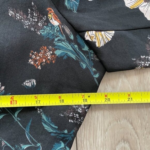 Frank & Oak Floral Black Mini Dress - Picture 10 of 13